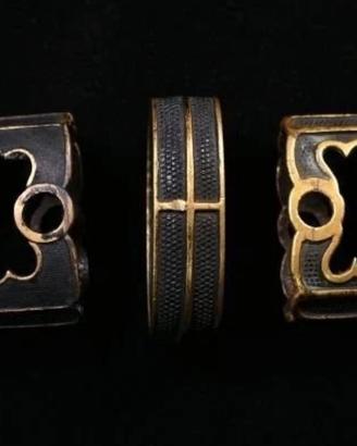 Fuchi/Kashira/Kojiri set Handachi