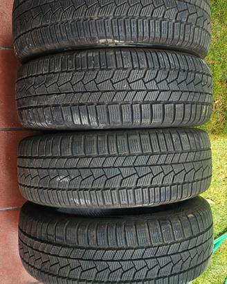 4 gomme 205 60 16 96 H Continental con 300 km. Dot
