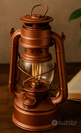 Lanterna lampada Feuerhand vintage restaurata