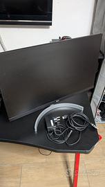 Monitor LG 24" Full HD IPS (Modello 24ML60SP-W)