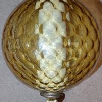 lampada vintage da soffitto in vetro di murano usa
