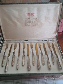 SET 6 FORCHETTINE E COLTELLI IN SILVER