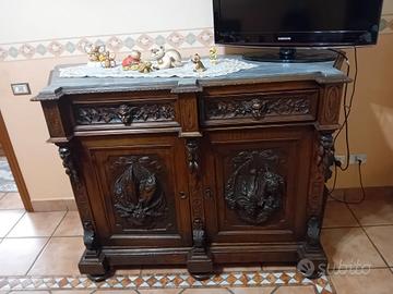 Mobile antico
legno e marmo