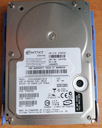 Hard disk SCSI