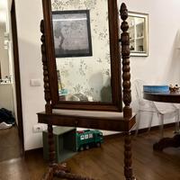 Specchiera consolle legno 900