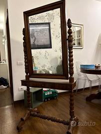 Specchiera consolle legno 900