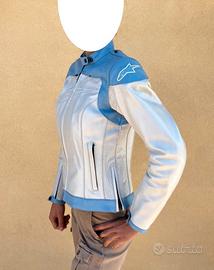 Giacca da moto in pelle Alpinestars Stella