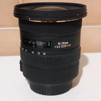 Obiettivo Sigma 10-20  f.3,5  EX DC HSM (Canon)