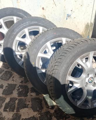 Gomme termiche R16+ cerchi in lega Alfa Romeo Mito