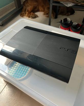 PS3 super slim + hard disk 500gb