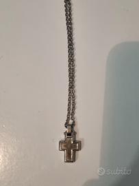 ✨ COLLANA BROSWAY CROCE IN ACCIAIO