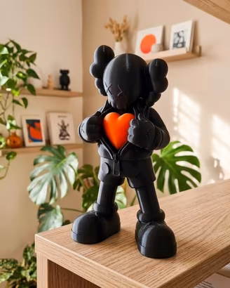 Scultura Pop Art con Cuore - Arredo Design Casa