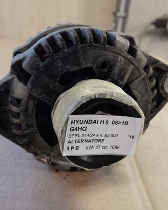 Alternatore HYUNDAI I10 1086cc benzina del 2010