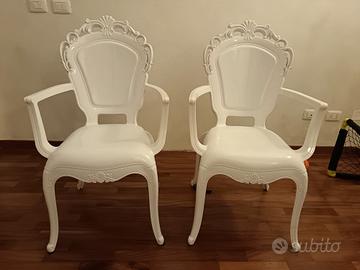 coppia di sedie stile  Barocco