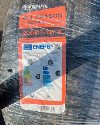 N^ 2 Pneumatici TracMax 225/65 r17 all season