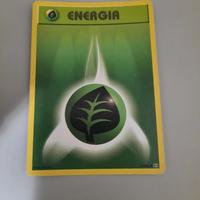 Carta pokemon Grass energy set base