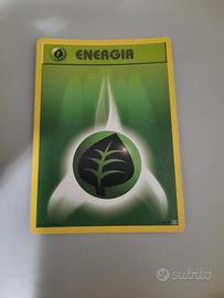 Carta pokemon Grass energy set base