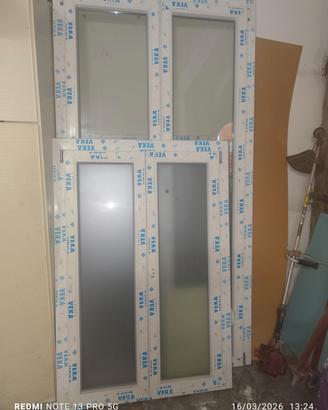 finestre e portefinestre in PVC NUOVE 