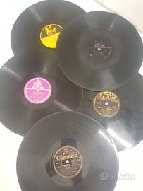 5 dischi 78 giri x grammofono canzoni napoletane