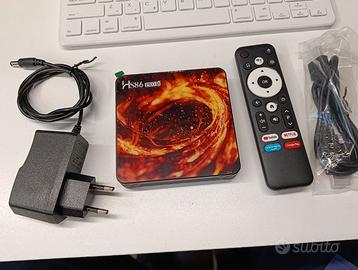 TV Box Android 14.0,Support 2.4/5.0GHz WiFi 10/100