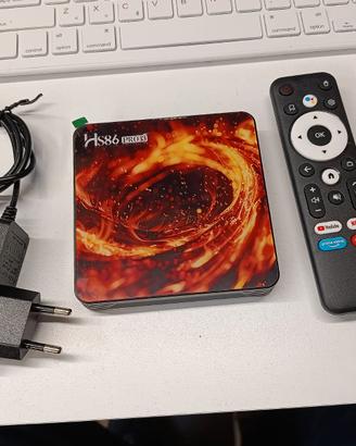 TV Box Android 14.0,Support 2.4/5.0GHz WiFi 10/100