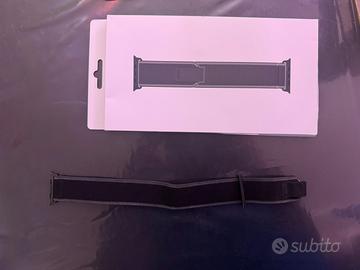 Apple watch band trail loop 49 mm nero