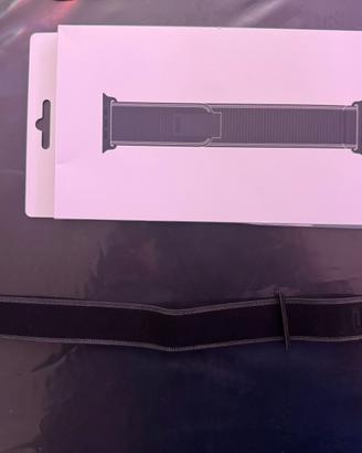 Apple watch band trail loop 49 mm nero