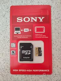 microsd micro sd 256 Gb Sony nuova