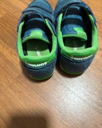 Scarpe bambino Saucony n° 28,5 – Blu/Verde