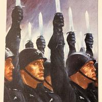 Cartolina MOSCHETTIERI DEL DUCE GUARDIA DEL CORPO