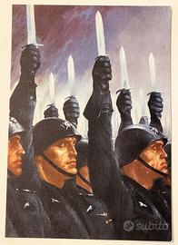 Cartolina MOSCHETTIERI DEL DUCE GUARDIA DEL CORPO