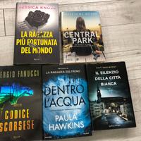 LOTTO 5 libri gialli DENTRO L'ACQUA CODICE SCORSES
