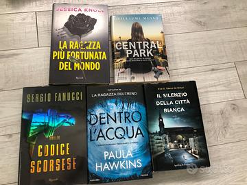 LOTTO 5 libri gialli DENTRO L'ACQUA CODICE SCORSES