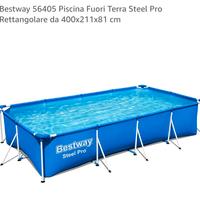 Piscina fuori terra con pompa filtro