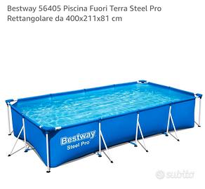 Piscina fuori terra con pompa filtro