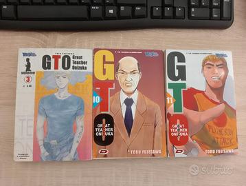fumetti gto numeri 3, 10, 11
