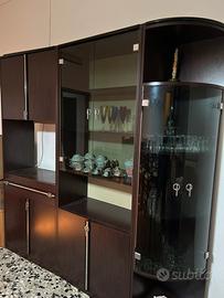 Vetrina/credenza 2 pezzi