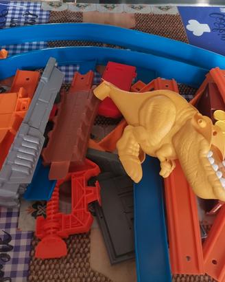 HOTWEELS HOT WHEELS PISTA 18 PEZZI MISTI GIOCATI 