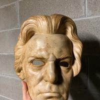 Maschera teatrale in gesso stile Beethoven