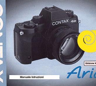 LIBRETTO PER CONTAX MODELLO  AX  G1/G2  IIIa ARIA