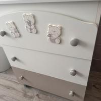 Fasciatoio e lettino- culla  Erbesi Timidone