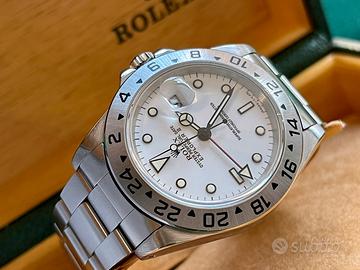 Rolex Explorer 16570 B&P Rare PorcellanaChicchi m