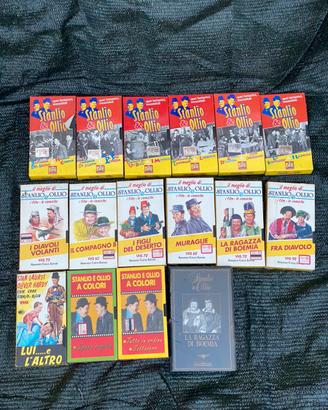 Videocassette Stanlio ed Ollio