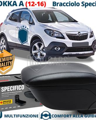 Bracciolo Per Opel Mokka A SPECIFICO in PELLE-PU