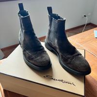 Stivaletto scamosciato colore testa di moro n. 40