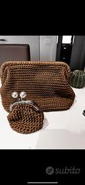 Borsetta/ portatutto e portamonete abbinato