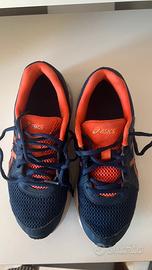 Scarpe running Asics blu e arancioni - Taglia 38