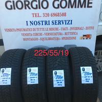 Gomme usate invernali 225/55/19 in otime condizion