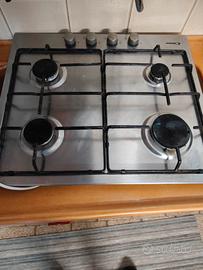 Fornello piastra a gas 4 fuochi