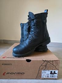 Stivali moto in pelle